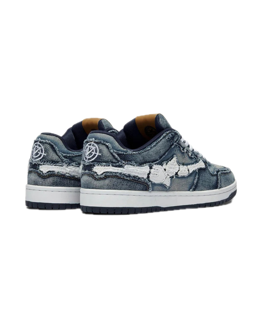VICINITY UNISEX AKIMBO LOWS SERGE BLUES - סניקרס וויסיניטי אקימבו לואו ג׳ינס כחול יוניסקס - תמונה 4