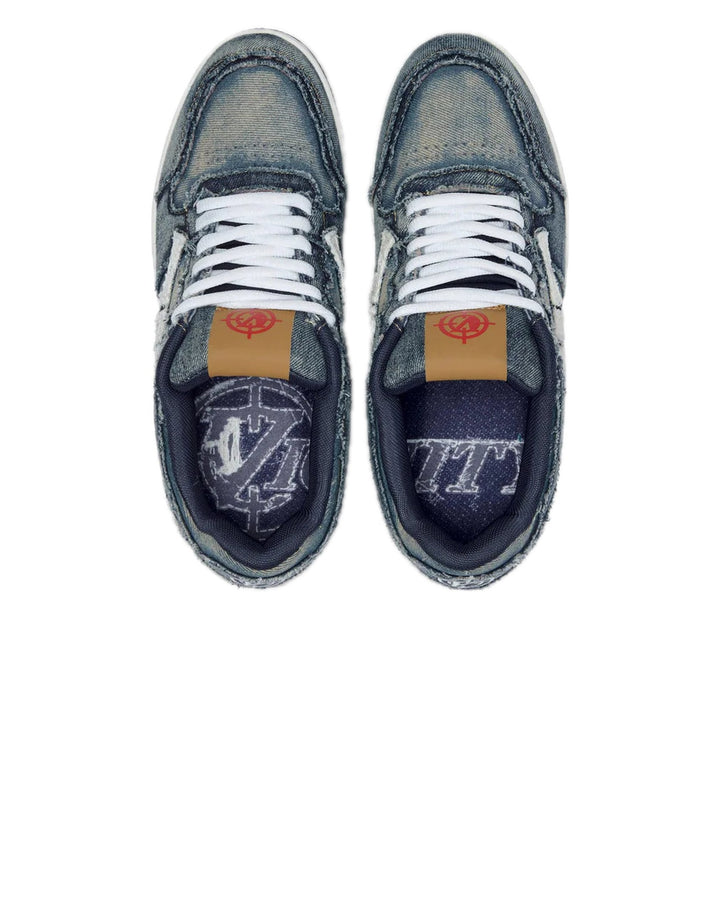 VICINITY UNISEX AKIMBO LOWS SERGE BLUES - סניקרס וויסיניטי אקימבו לואו ג׳ינס כחול יוניסקס - תמונה 5