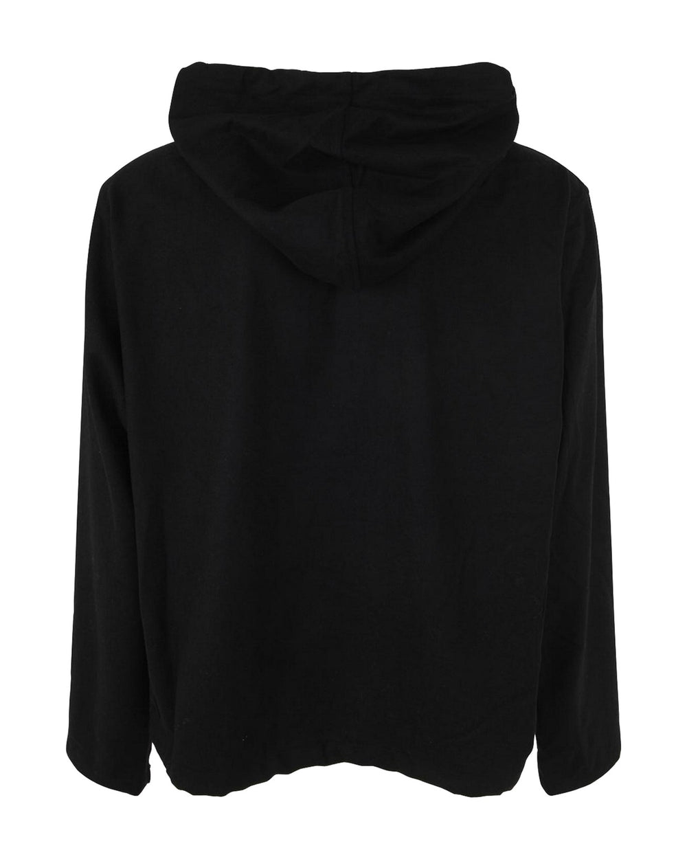 Y-3 MEN'S FLANNEL HOODED JACKET BLACK - ז׳קט פלנל עם כובע Y-3 שחור לגברים - תמונה 2