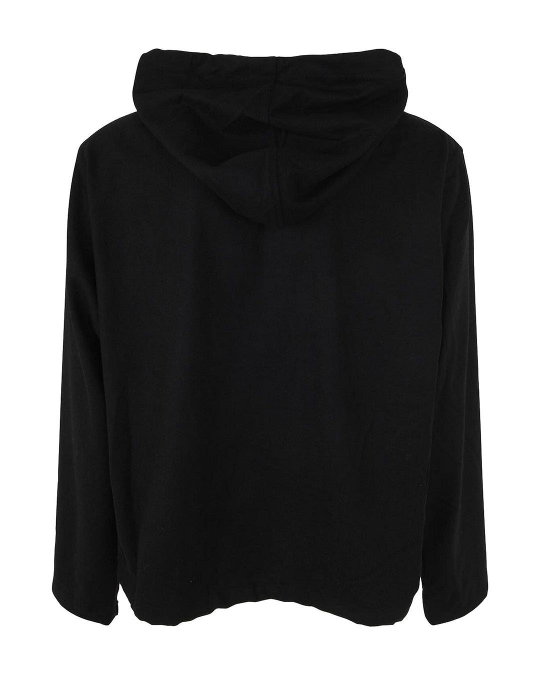 Y-3 MEN'S FLANNEL HOODED JACKET BLACK - ז׳קט פלנל עם כובע Y-3 שחור לגברים - תמונה 2