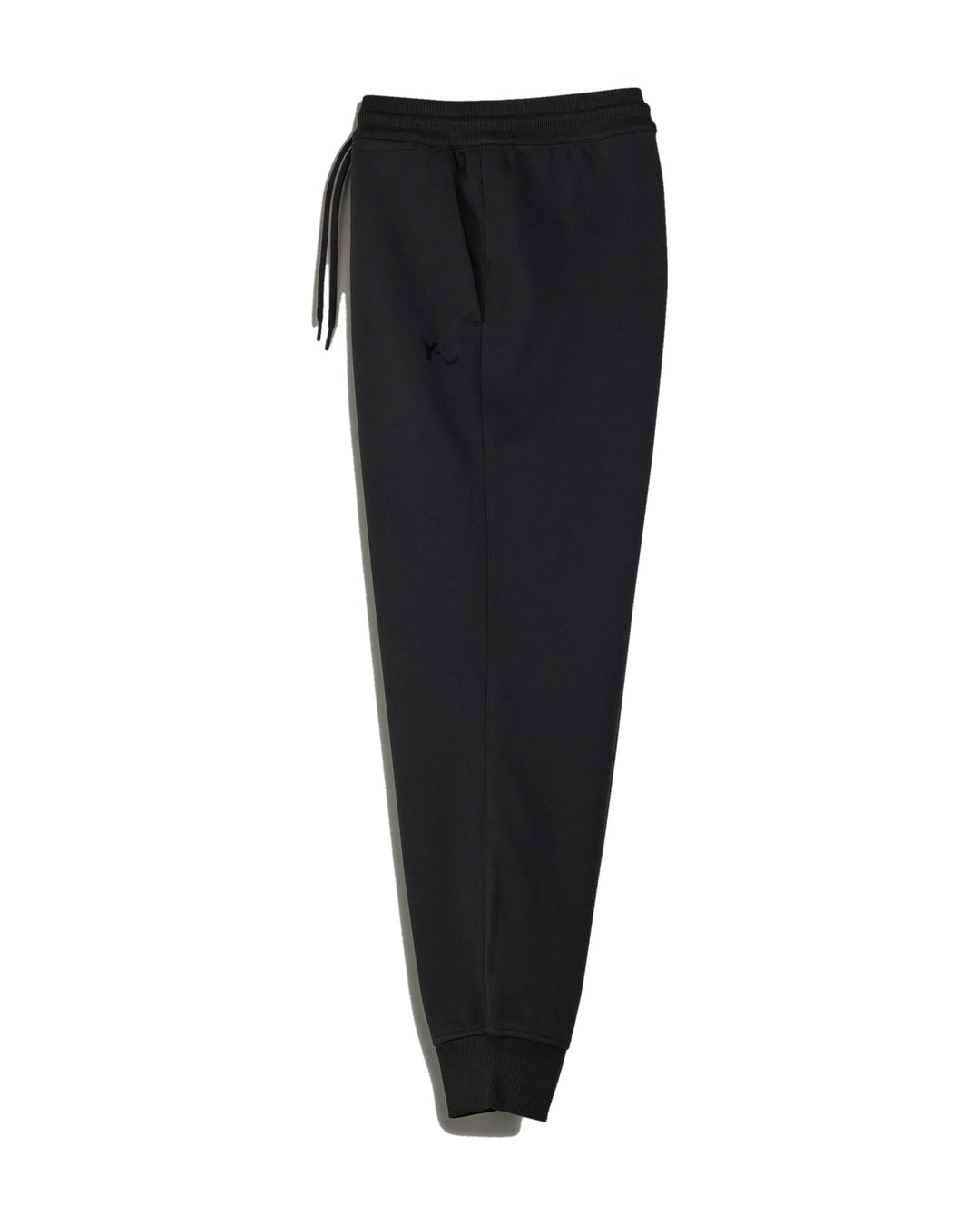 Y-3 MEN'S FRENCH TERRY CUFFED PANTS BLACK - מכנס טרנינג Y-3 שחור לגברים - תמונה 1