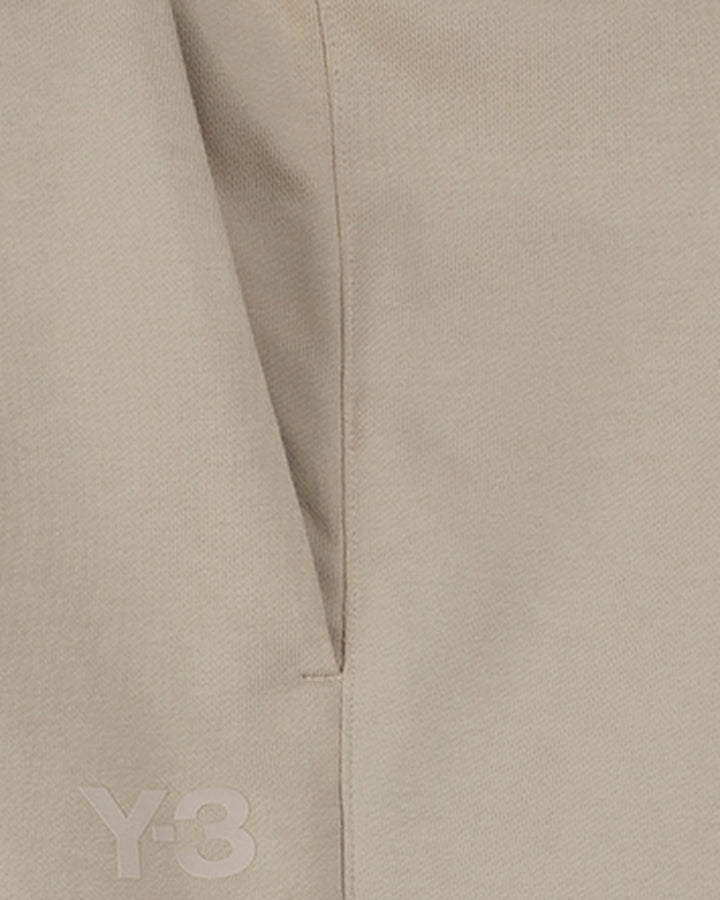 Y-3 MEN'S FRENCH TERRY CUFFED PANTS CLAY BROWN - מכנס טרנינג Y-3 בז׳ לגברים - תמונה 2