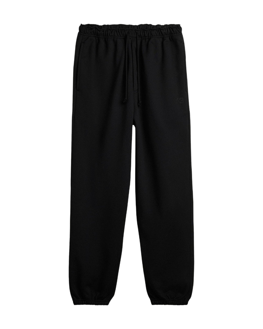 Y-3 MEN'S FRENCH TERRY TRACK PANTS BLACK - מכנס טרנינג Y-3 פרנץ׳ טרי שחור לגברים - תמונה 1