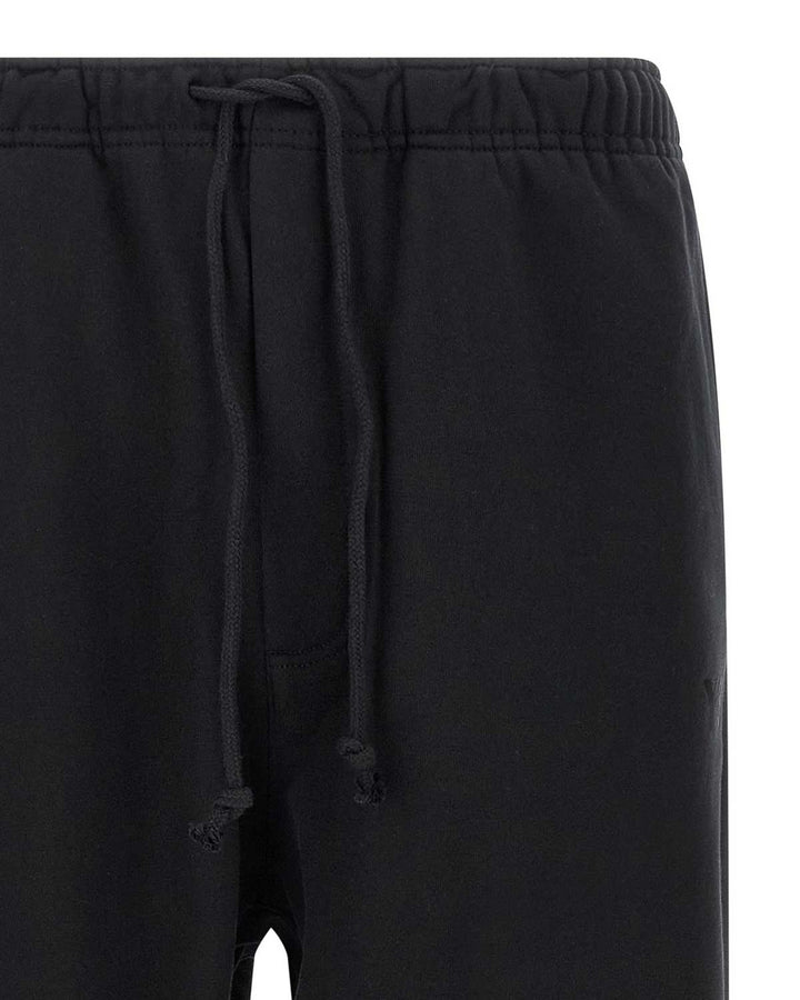 Y-3 MEN'S FRENCH TERRY TRACK PANTS BLACK - מכנס טרנינג Y-3 פרנץ׳ טרי שחור לגברים - תמונה 3
