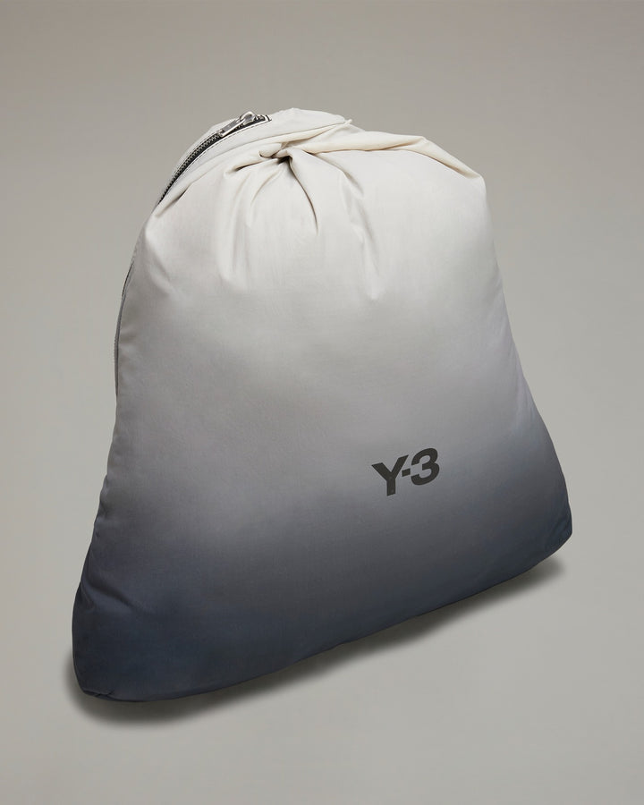 Y-3 UNISEX OMBRE BACKPACK MULTICOLOR - תיק גב Y-3 אומברה לבן ואפור כהה יוניסקס - תמונה 3
