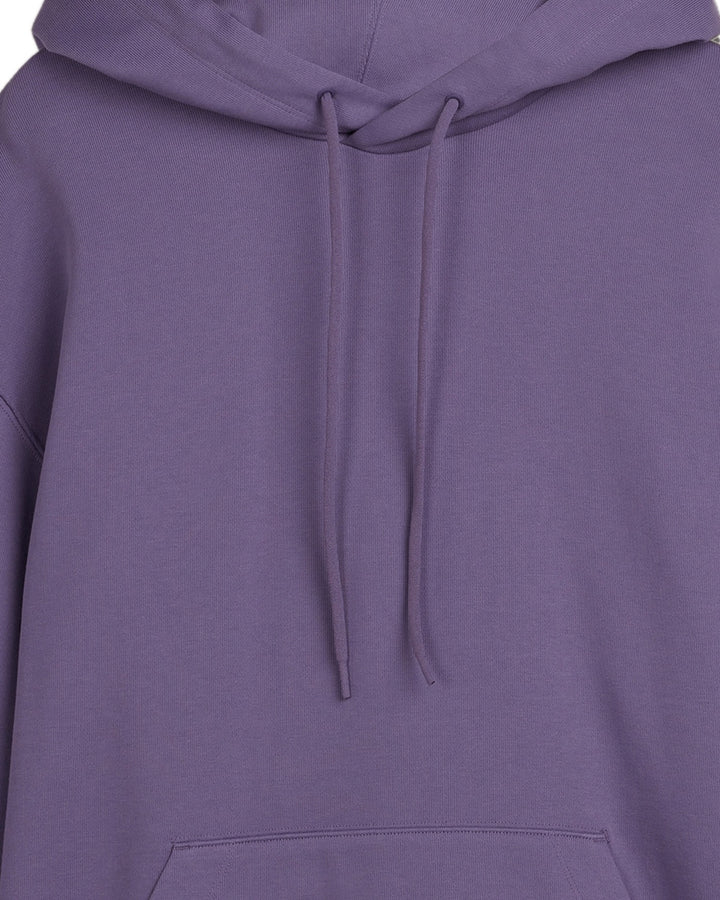Y-3 UNISEX ORGANIC COTTON TERRY HOODIE TECH PURPLE - קפוצ׳ון Y-3 סגול יוניסקס - תמונה 2