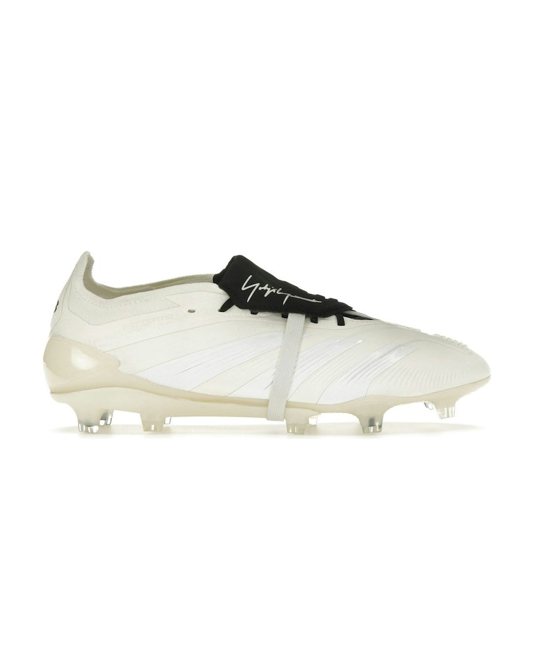 Y-3 UNISEX PREDATOR ELITE FT FG CLOUD WHITE - נעלי כדורגל Y-3 פרדטור אליט לבן ושחור יוניסקס - תמונה 1
