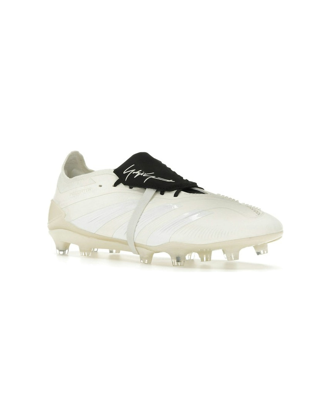 Y-3 UNISEX PREDATOR ELITE FT FG CLOUD WHITE - נעלי כדורגל Y-3 פרדטור אליט לבן ושחור יוניסקס - תמונה 3
