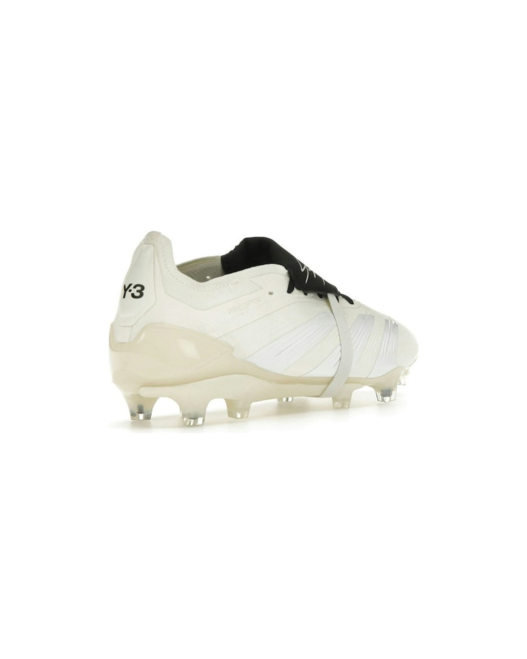 Y-3 UNISEX PREDATOR ELITE FT FG CLOUD WHITE - נעלי כדורגל Y-3 פרדטור אליט לבן ושחור יוניסקס - תמונה 4