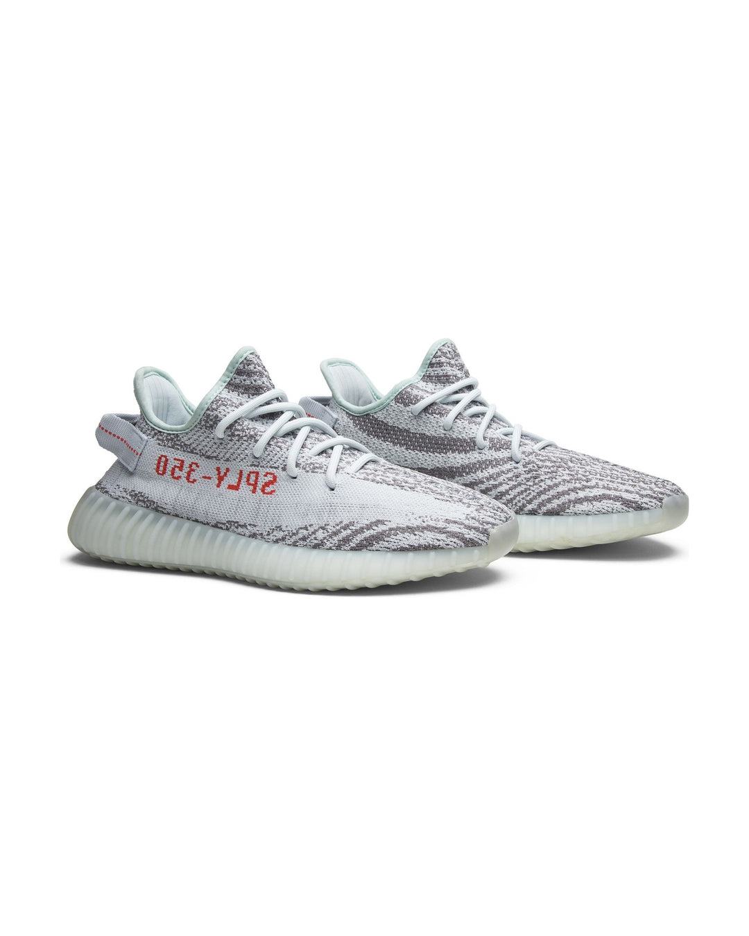 ADIDAS YEEZY UNISEX BOOST 350 V2 BLUE TINT סניקרס אדידס ייזי בוסט 350 אפור תכלת יוניסקס