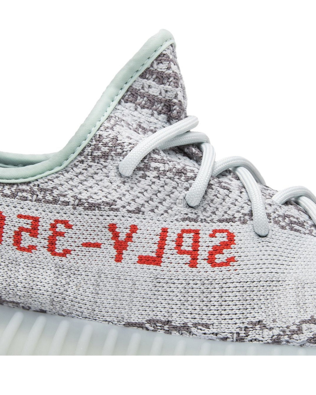 ADIDAS YEEZY UNISEX BOOST 350 V2 BLUE TINT סניקרס אדידס ייזי בוסט 350 אפור תכלת יוניסקס