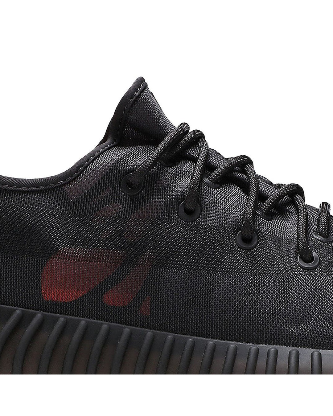 ADIDAS YEEZY UNISEX BOOST 350 V2 MONO CINDER סניקרס אדידס ייזי בוסט 350 מונו שחור יוניסקס